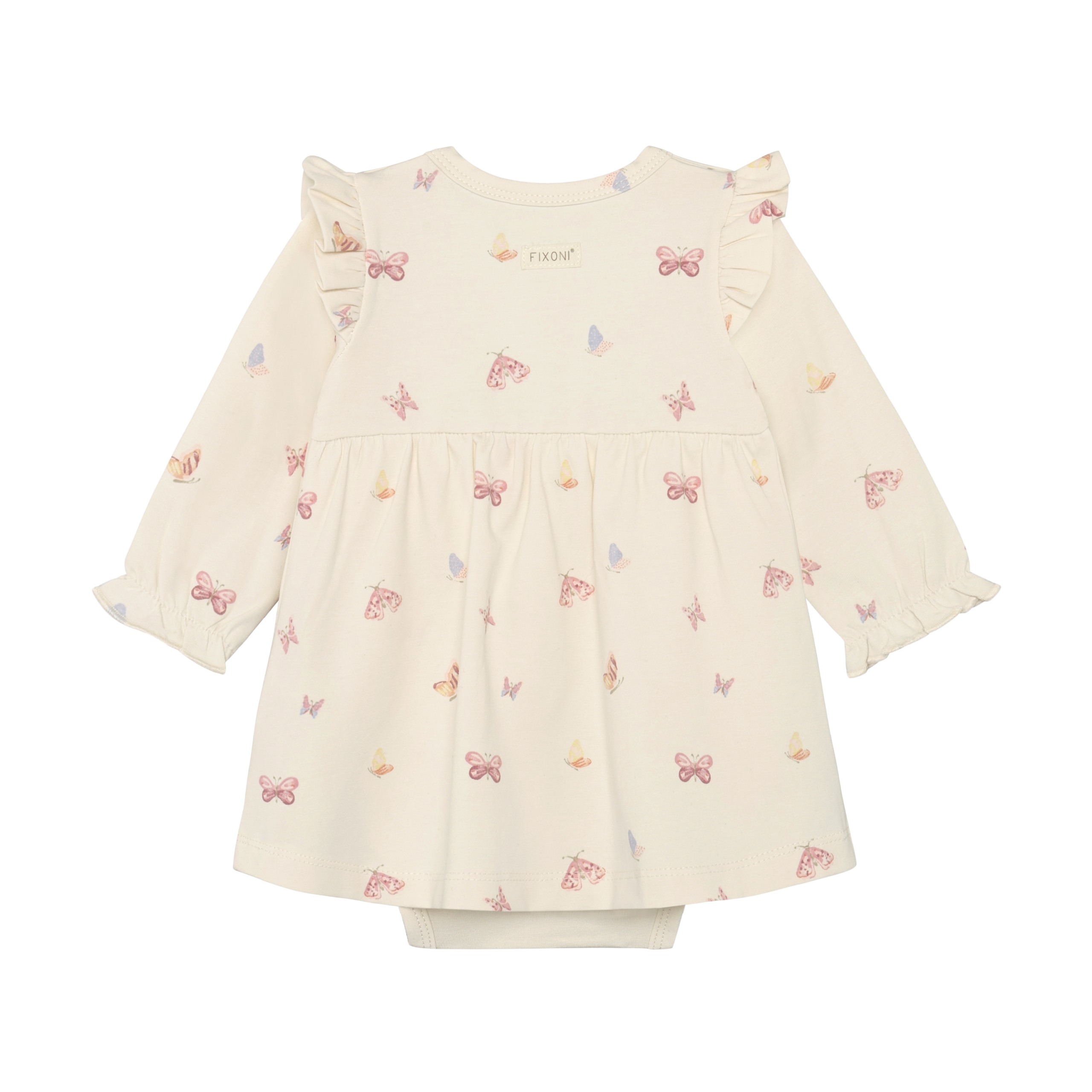 beebide valge kleit body liblikatega