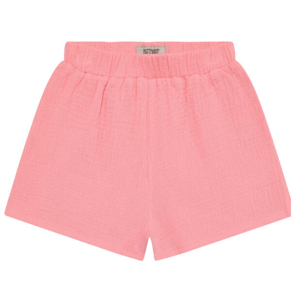 tüdrukute puuvillased roosad lühikesed püksid