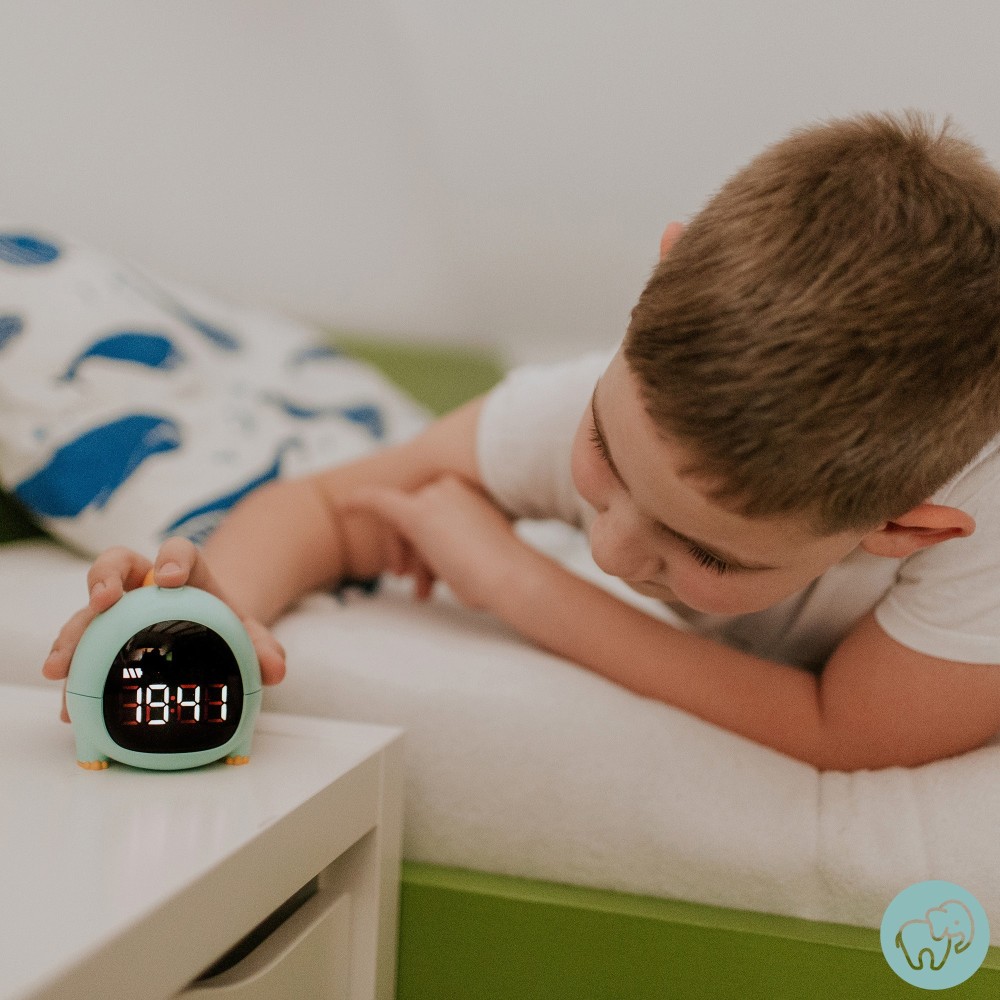 laste äratuskell roheline dinosaurus